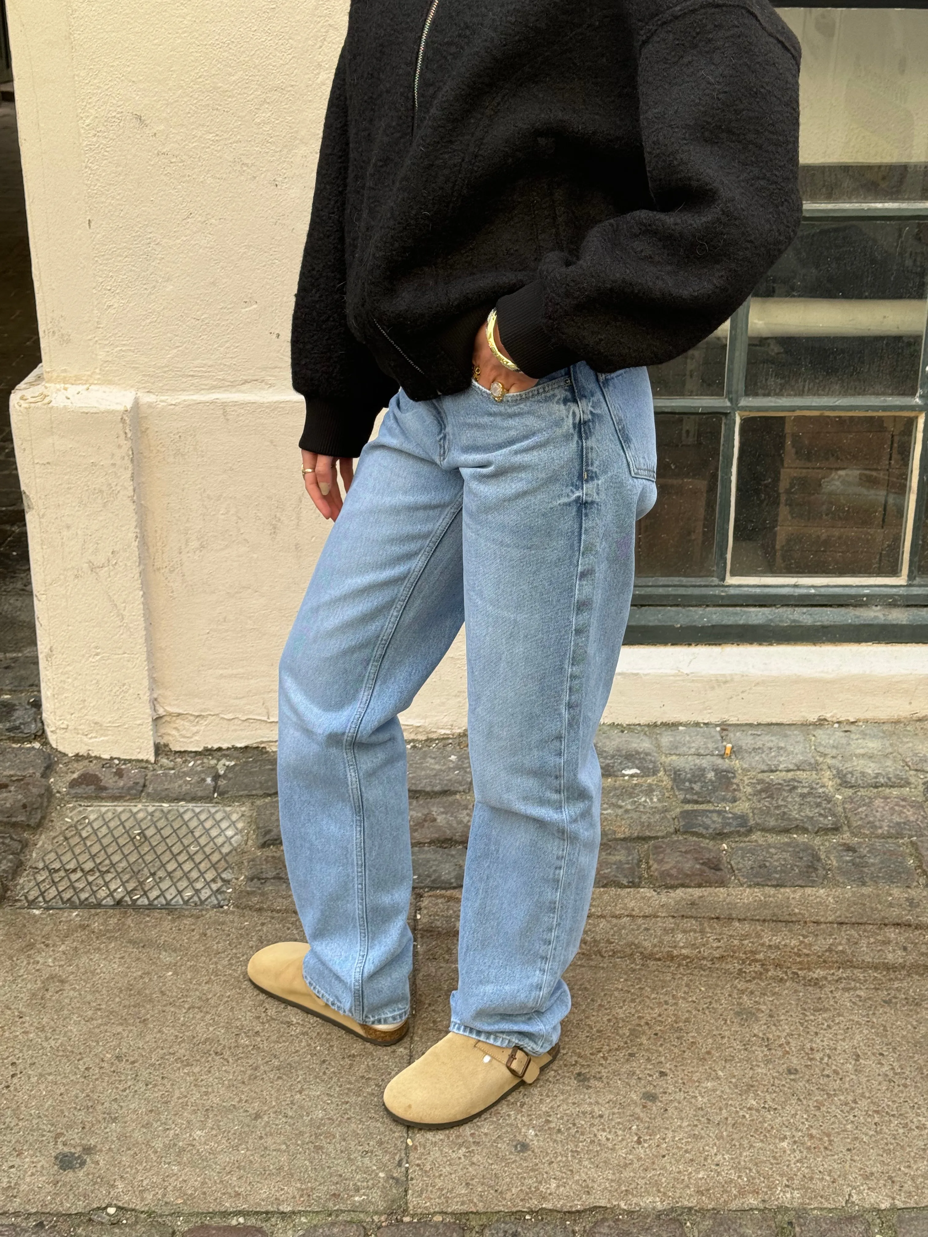 Nyla straight jeans - Light blue