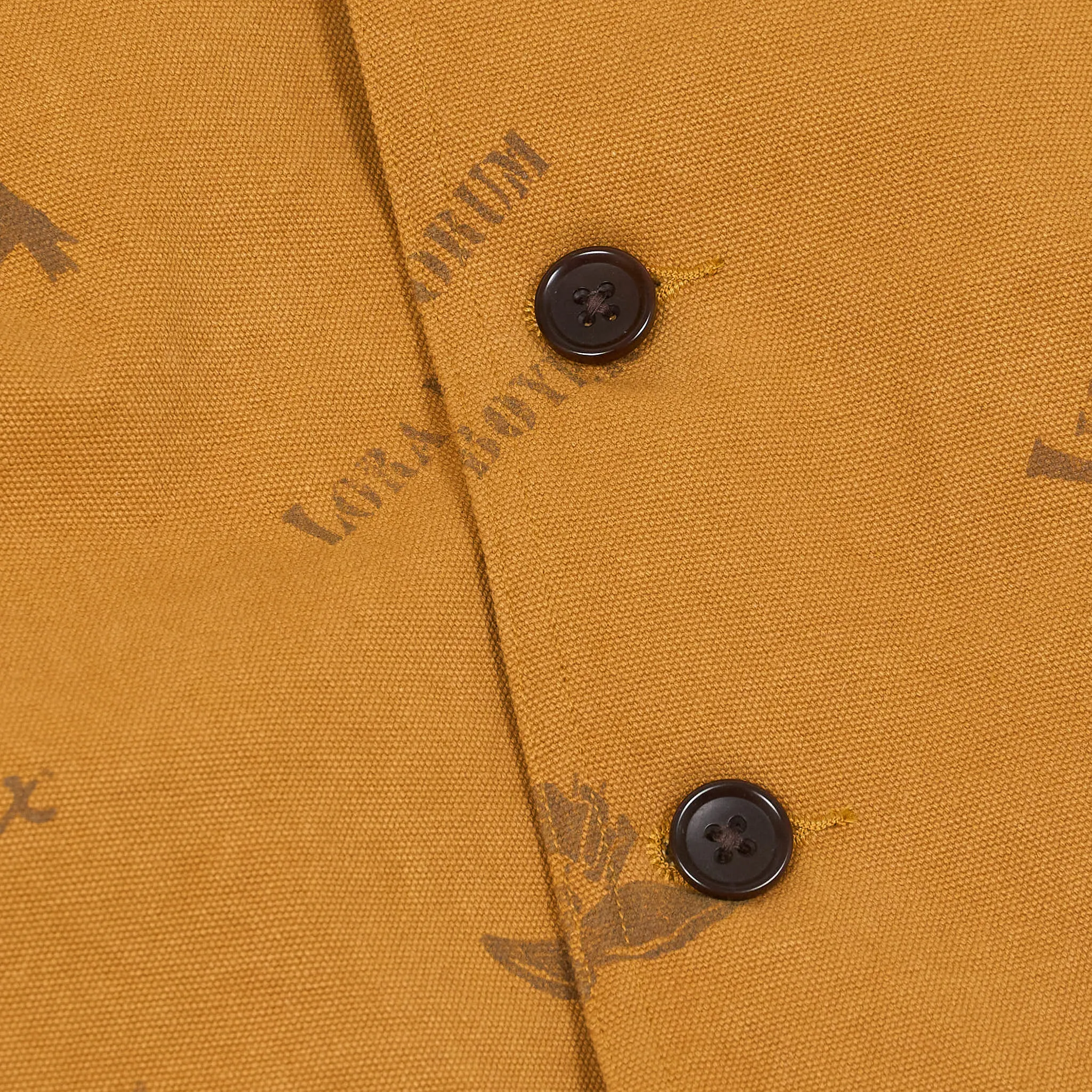 Old Crow Speed Shop by Glad Hand & Co. Canvas Shearling Vest