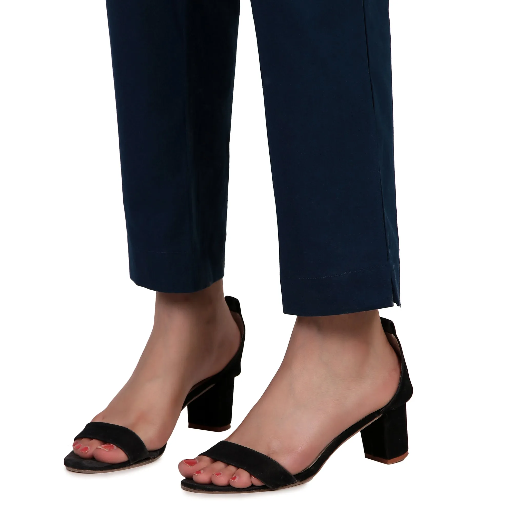 Peacock Blue Cotton Pant