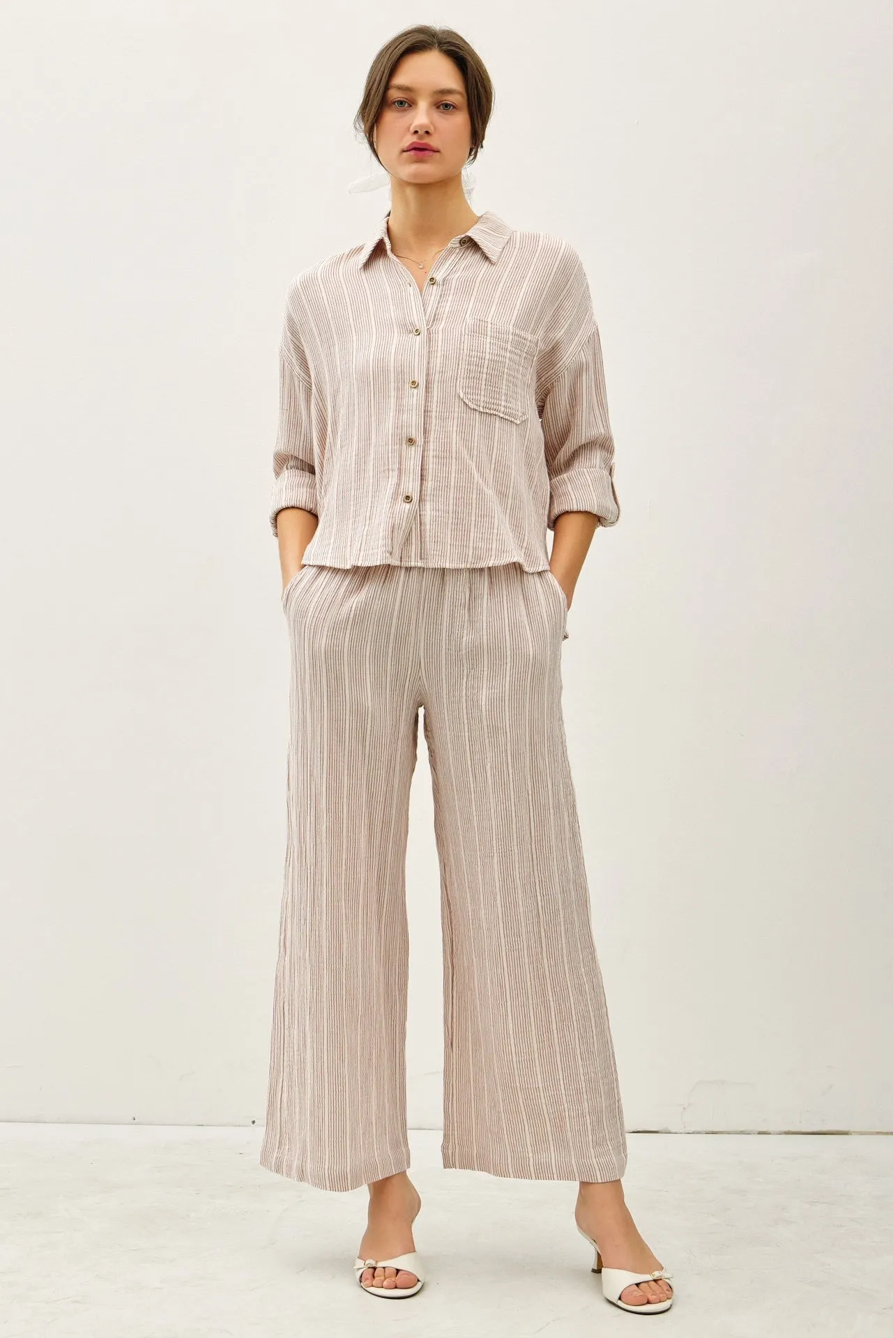 Pia Striped Pants