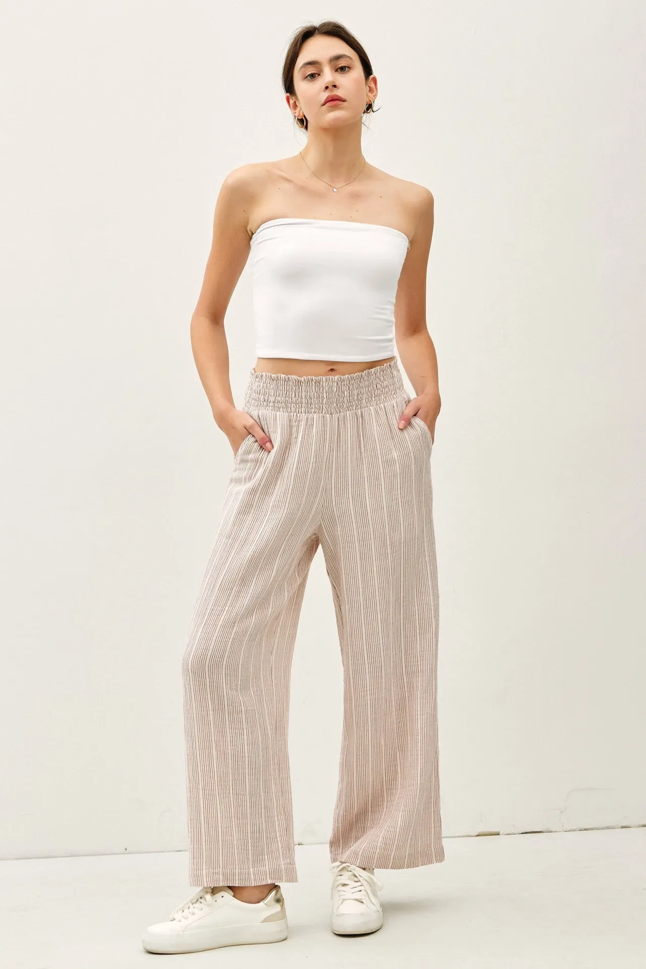 Pia Striped Pants