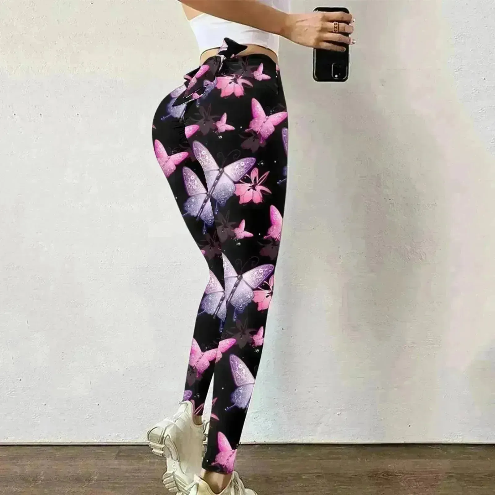 Printed Sports Gym Suit Bottoming Sweatpants