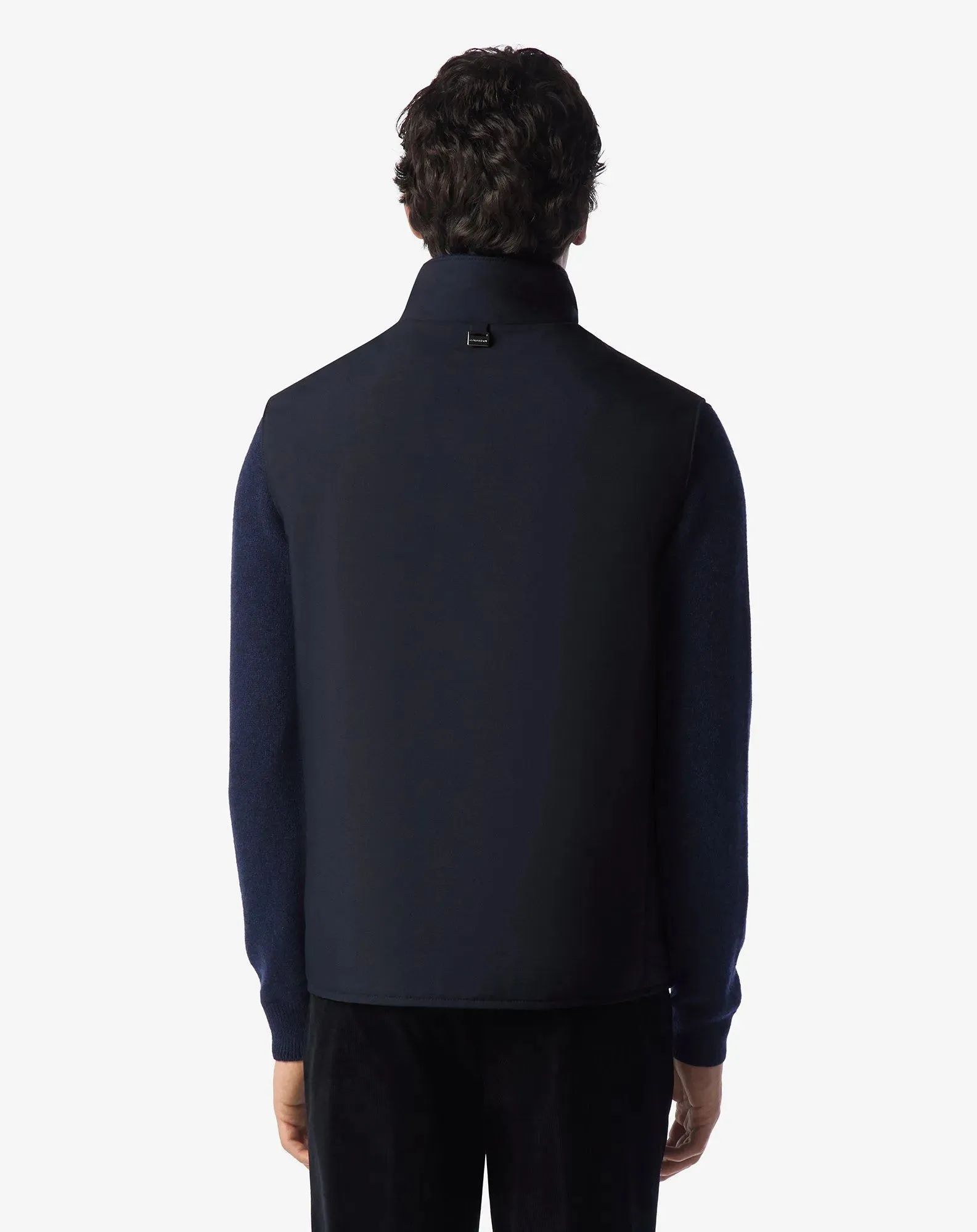 Quilted poplin waistcoat