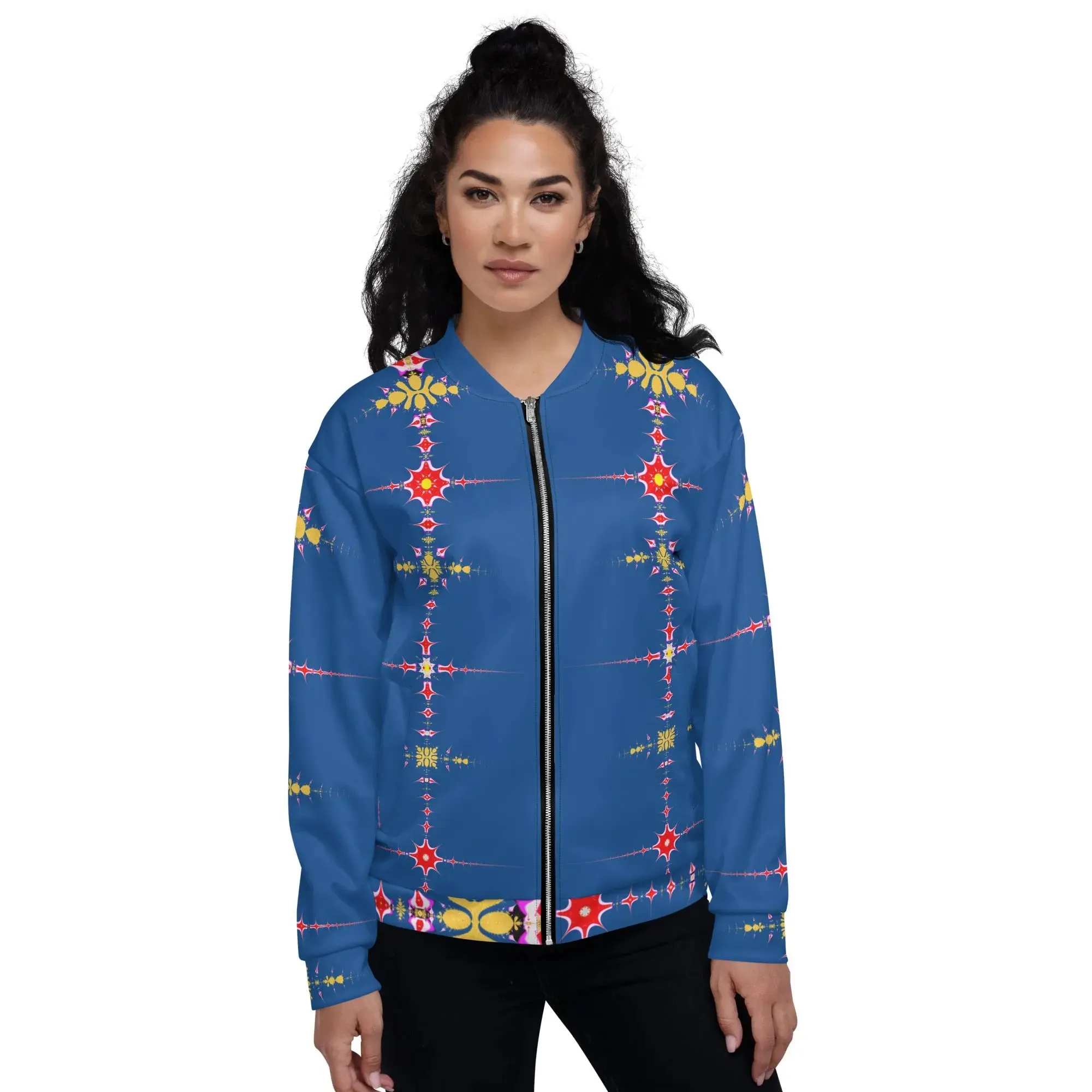 "Hippie Trippy" Collection - Designer Unisex Bomber Jacket