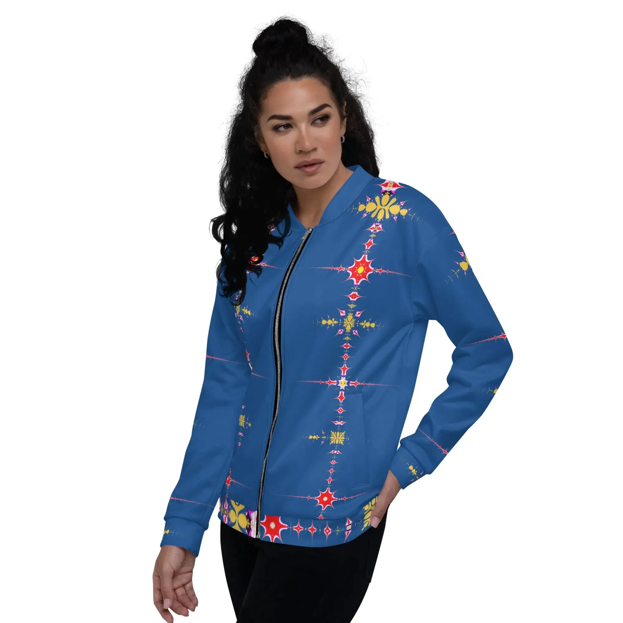 "Hippie Trippy" Collection - Designer Unisex Bomber Jacket