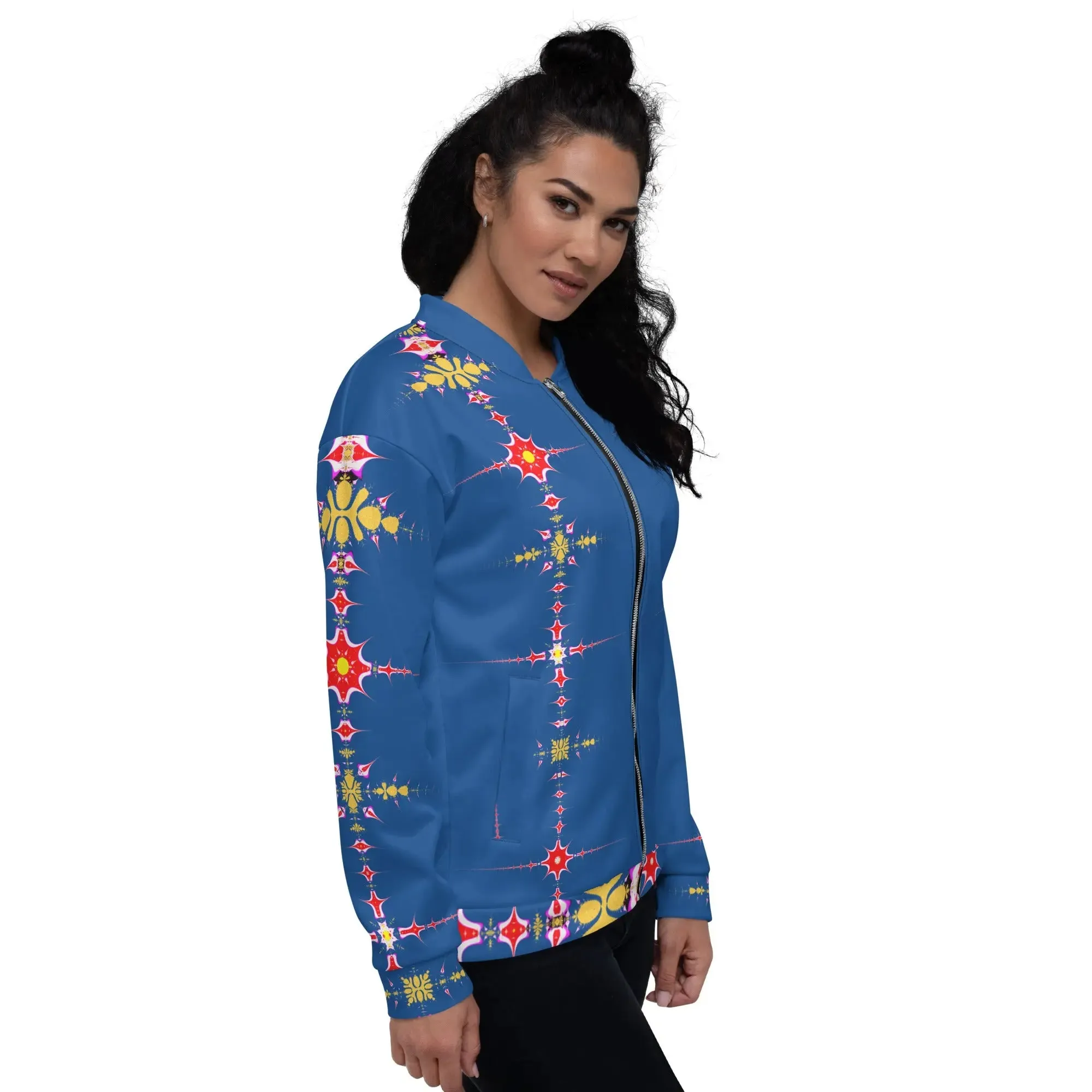 "Hippie Trippy" Collection - Designer Unisex Bomber Jacket