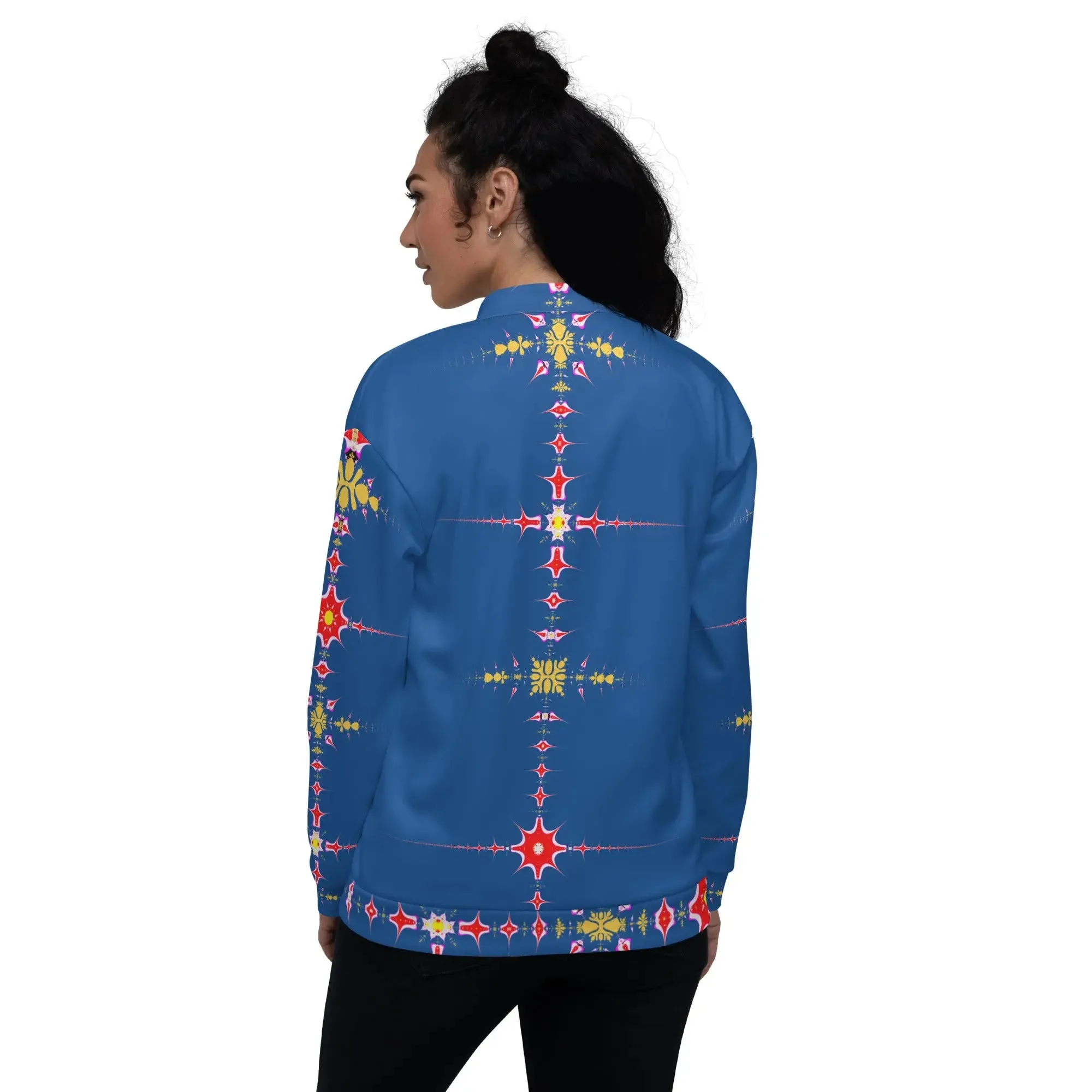"Hippie Trippy" Collection - Designer Unisex Bomber Jacket