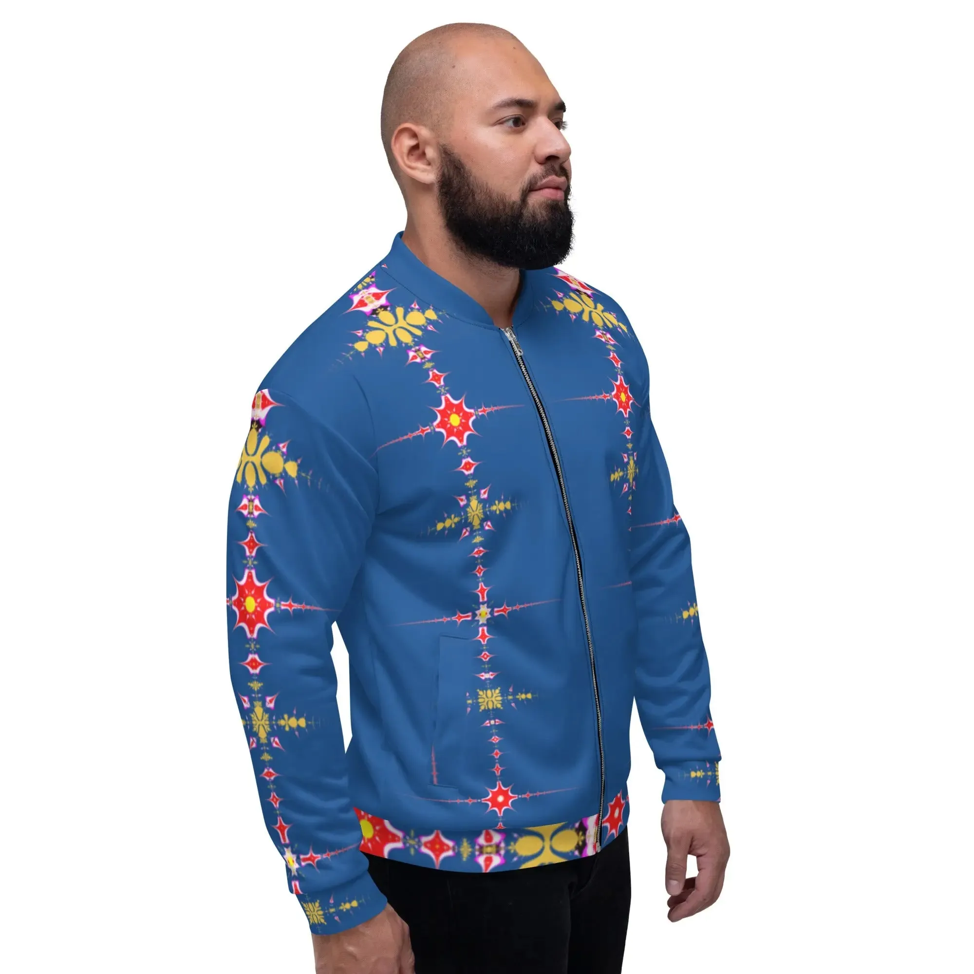"Hippie Trippy" Collection - Designer Unisex Bomber Jacket