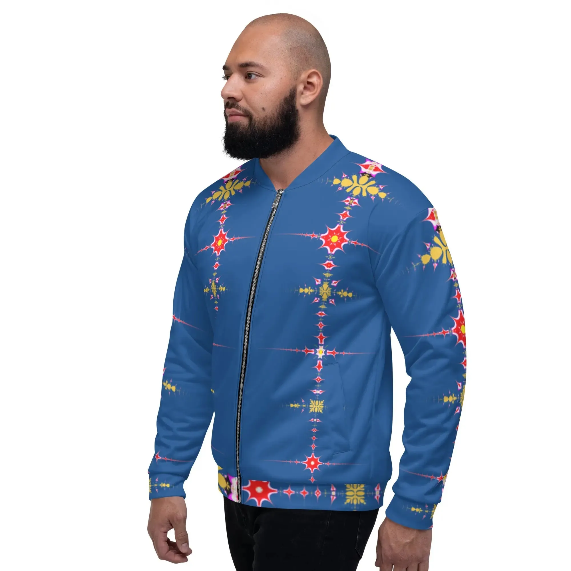 "Hippie Trippy" Collection - Designer Unisex Bomber Jacket