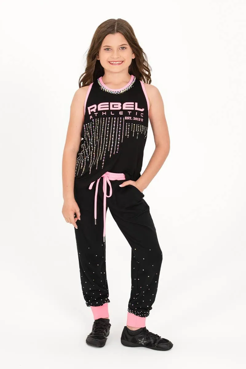 Relax Jogger in Orchid Pink Crystal