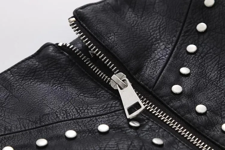 Restoring Ancient Ways Black Leather Skirt
