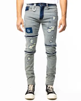 REVERSE DENIM (LIGHT INDIGO)