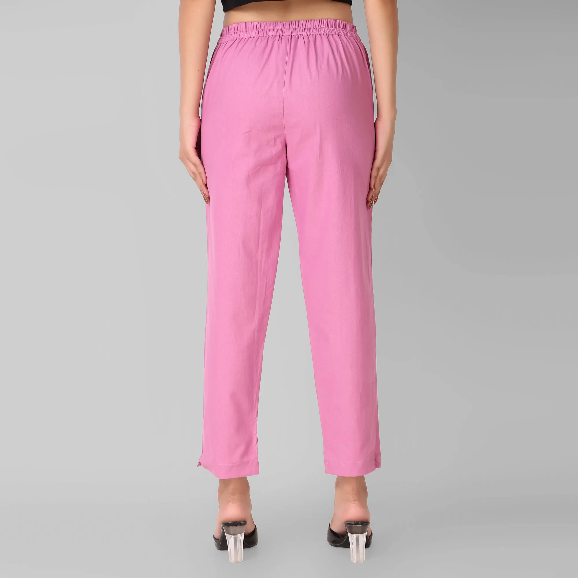 Rose Taupe Cotton Pant
