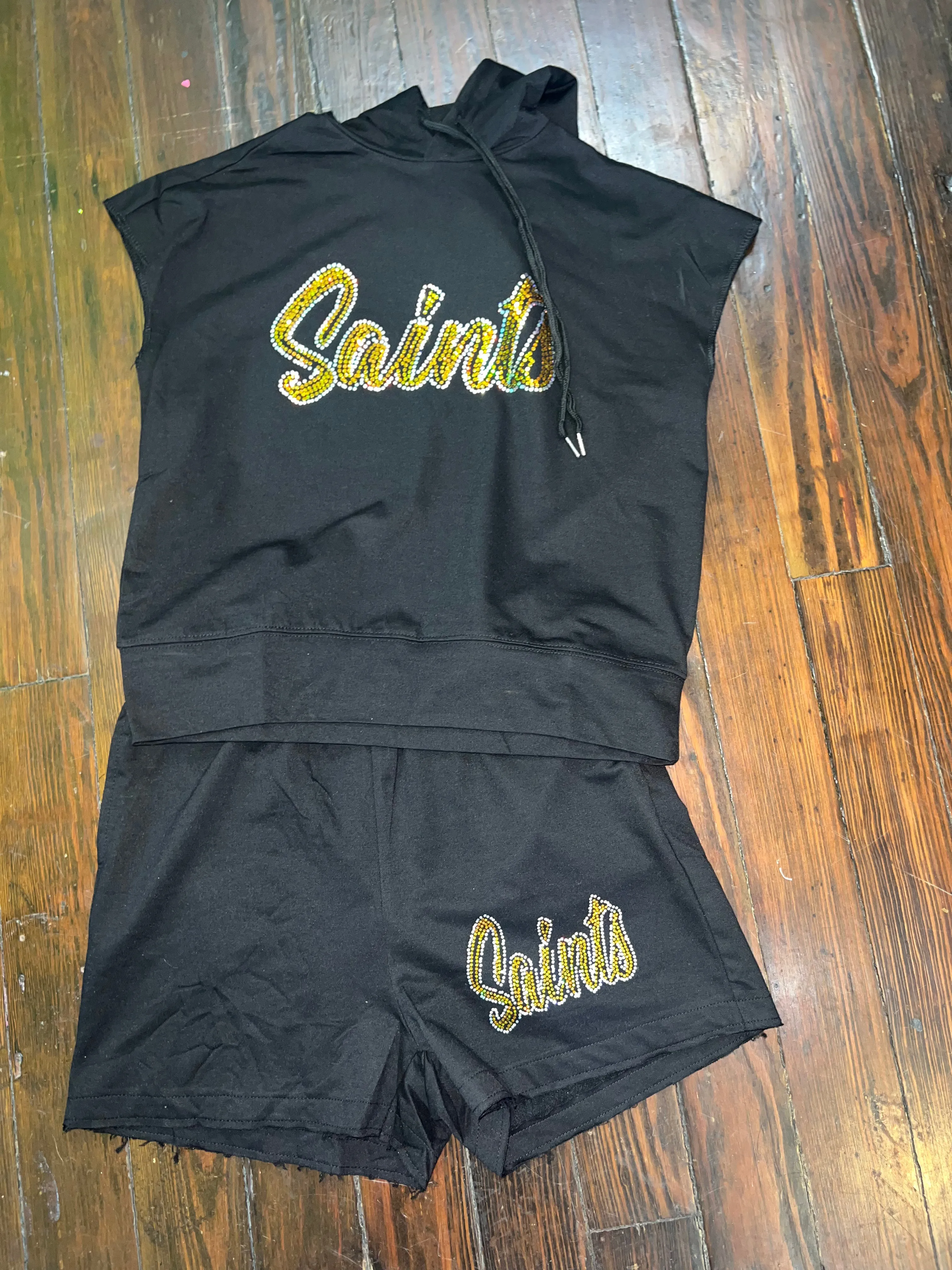 SAINTS SHORT SET