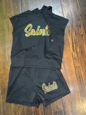 SAINTS SHORT SET