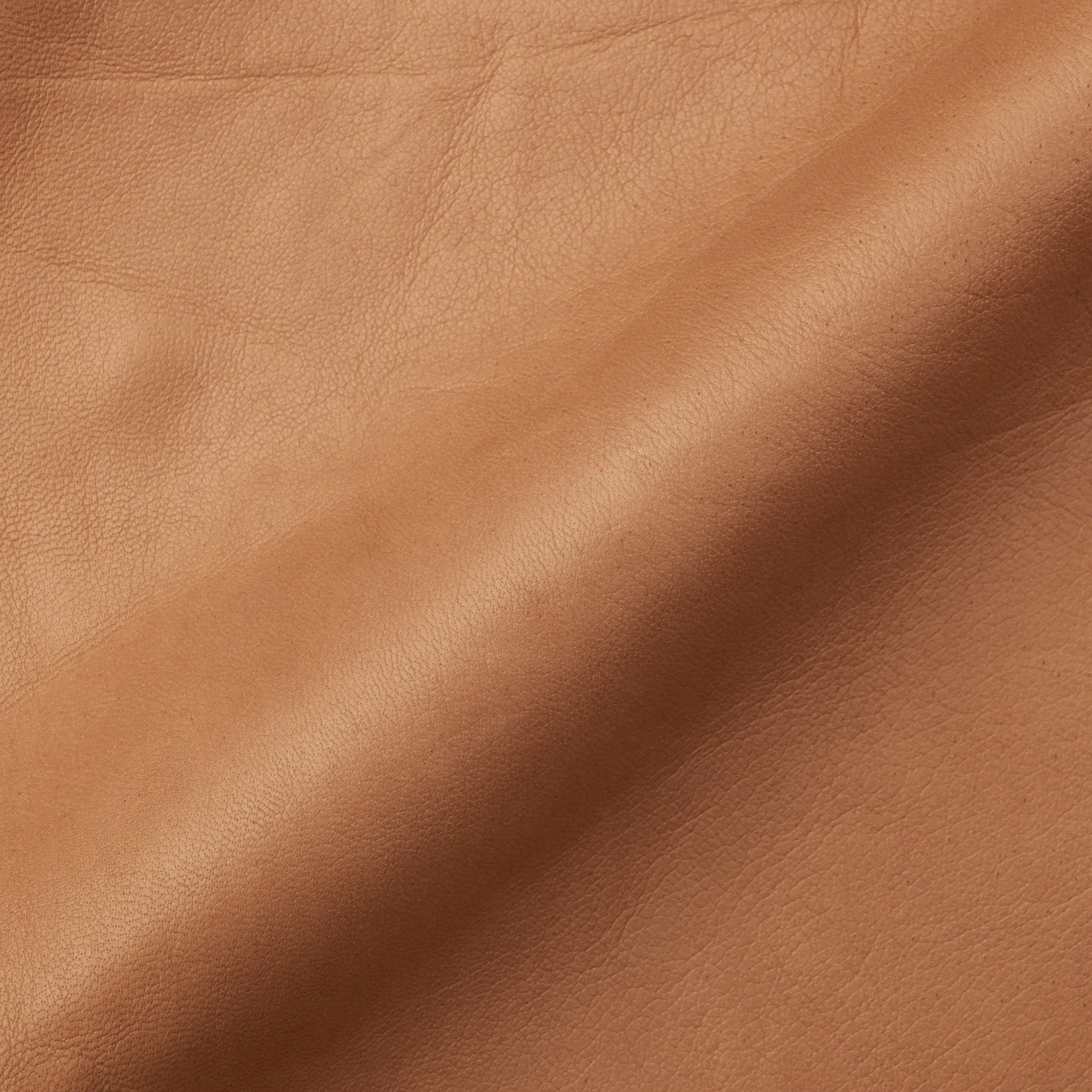 SERAPHIN Tan Lamb Leather Unlined Bomber Flight Jacket FR 50 US M