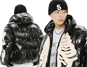 Skeleton Windproof Padded Coats