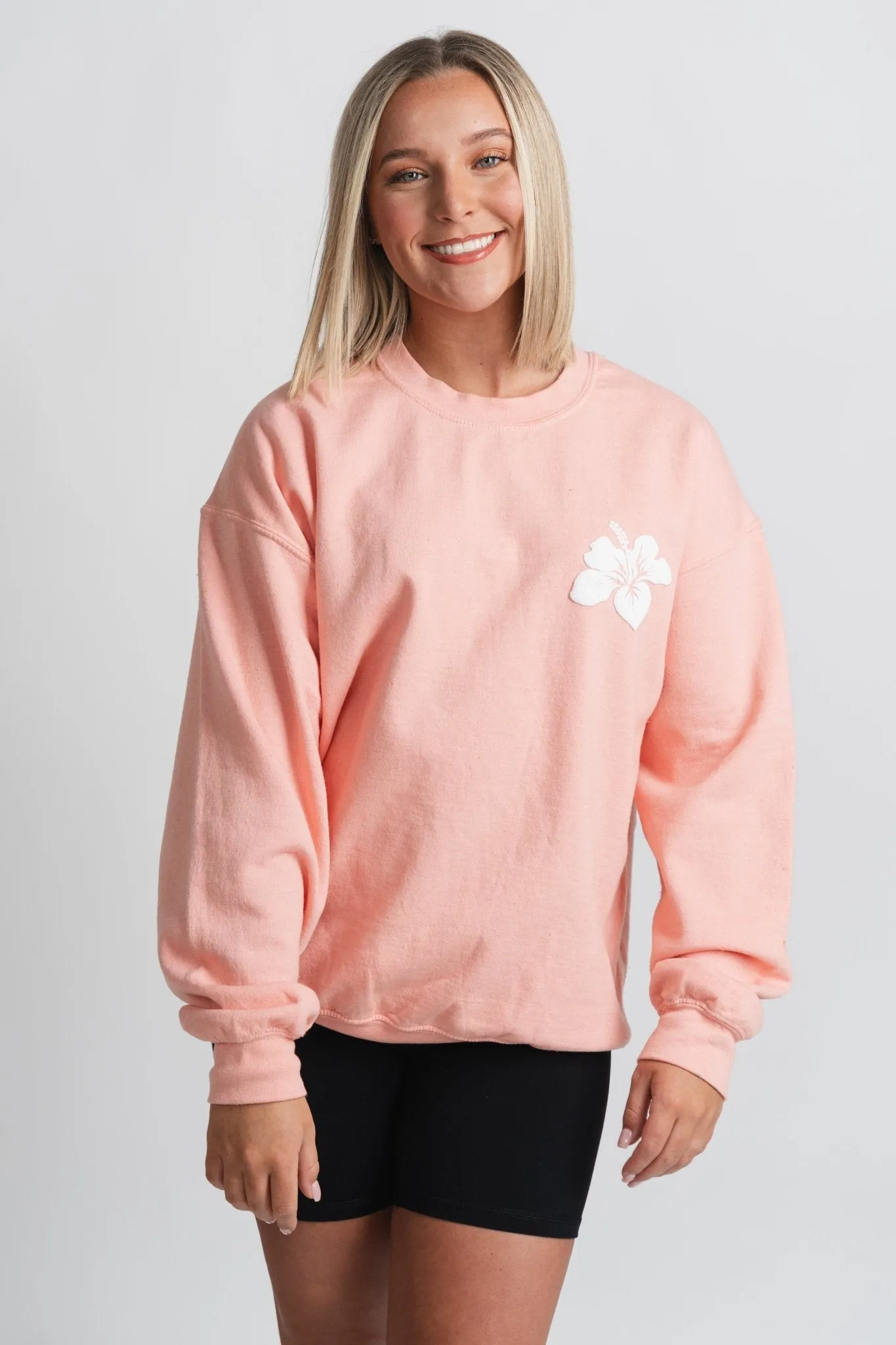 Something good sweatshirt desert flower