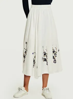 TastyHottie - Half Length Skirt Slim Elastic Waist Printed