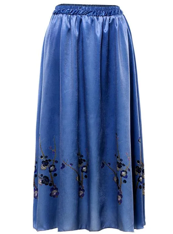 TastyHottie - Half Length Skirt Slim Elastic Waist Printed