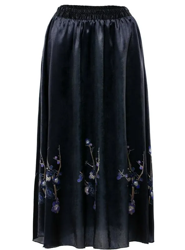 TastyHottie - Half Length Skirt Slim Elastic Waist Printed