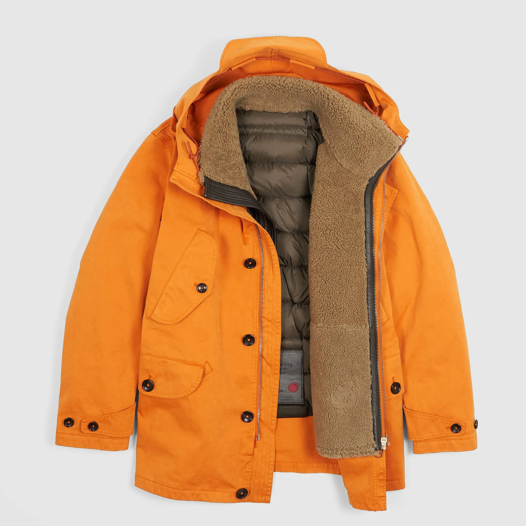 Ten c Sniper Parka 3 in 1 Complete with Shearling Liner Jacket