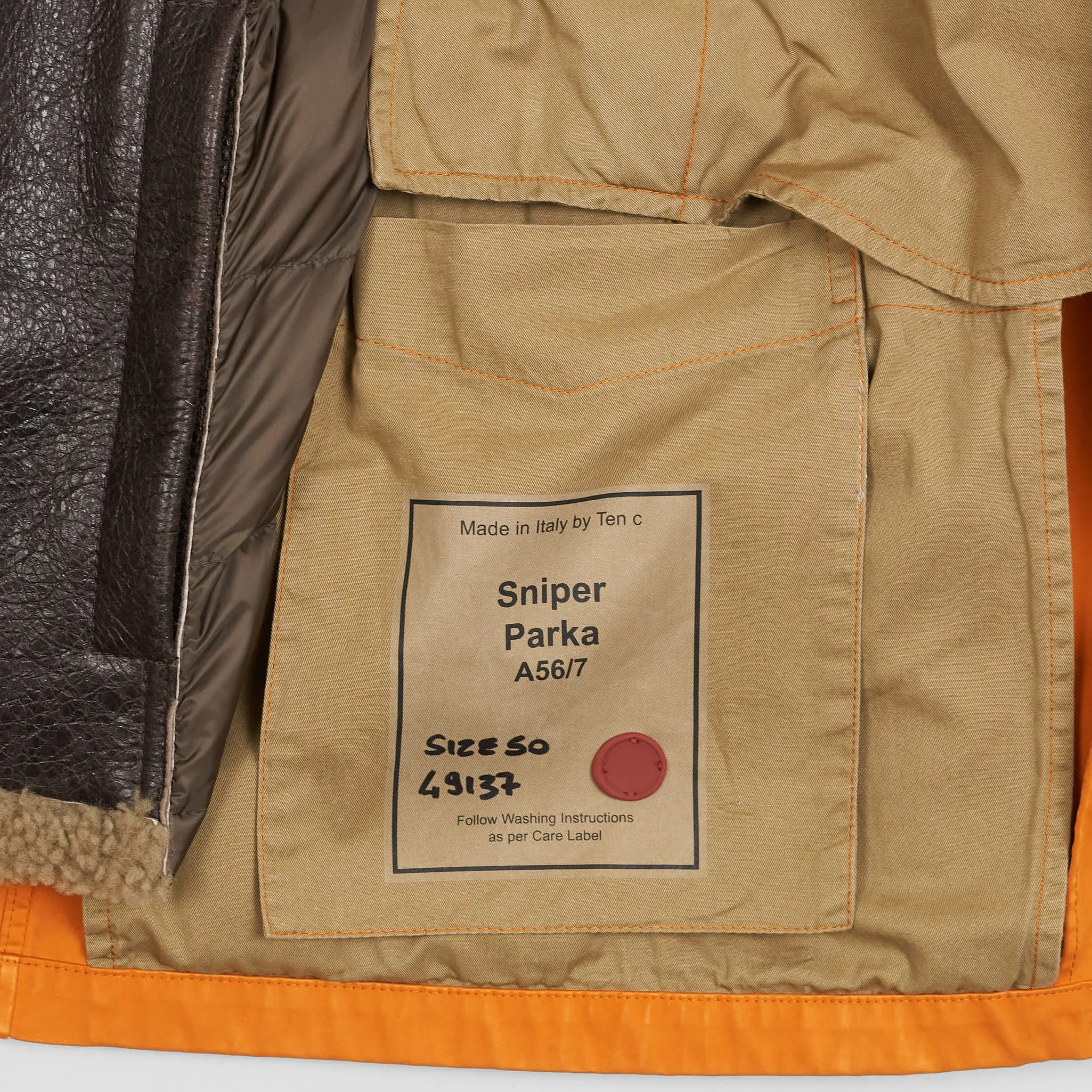 Ten c Sniper Parka 3 in 1 Complete with Shearling Liner Jacket