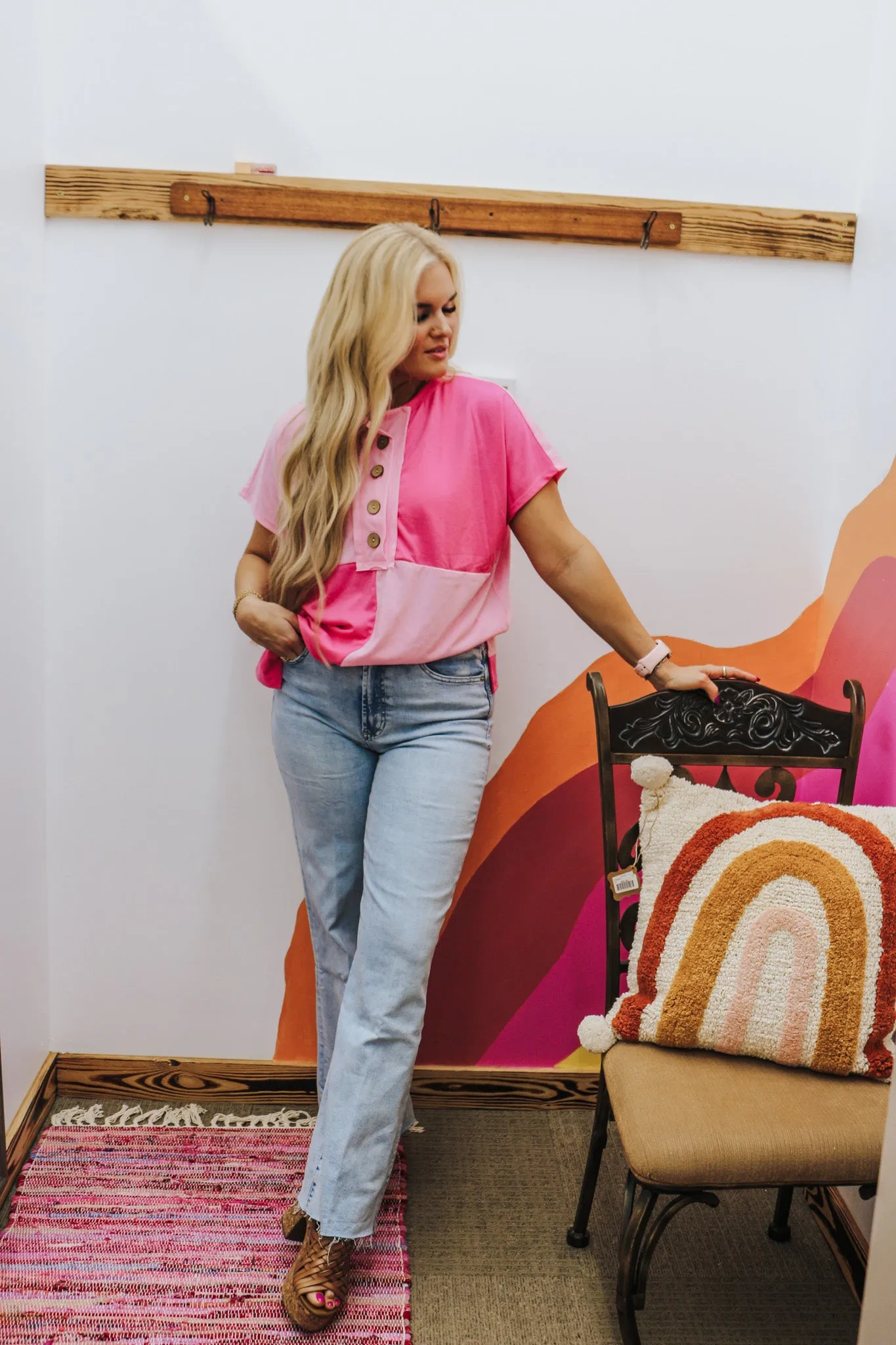 Tolleson Fiona High Rise Wide Leg Jeans