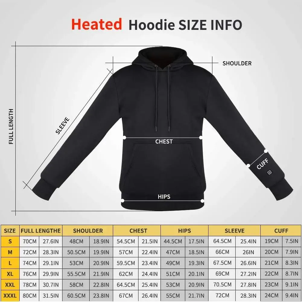 USB Charging Outdoor Electric Heating Winter Warm Sportswear Jacket