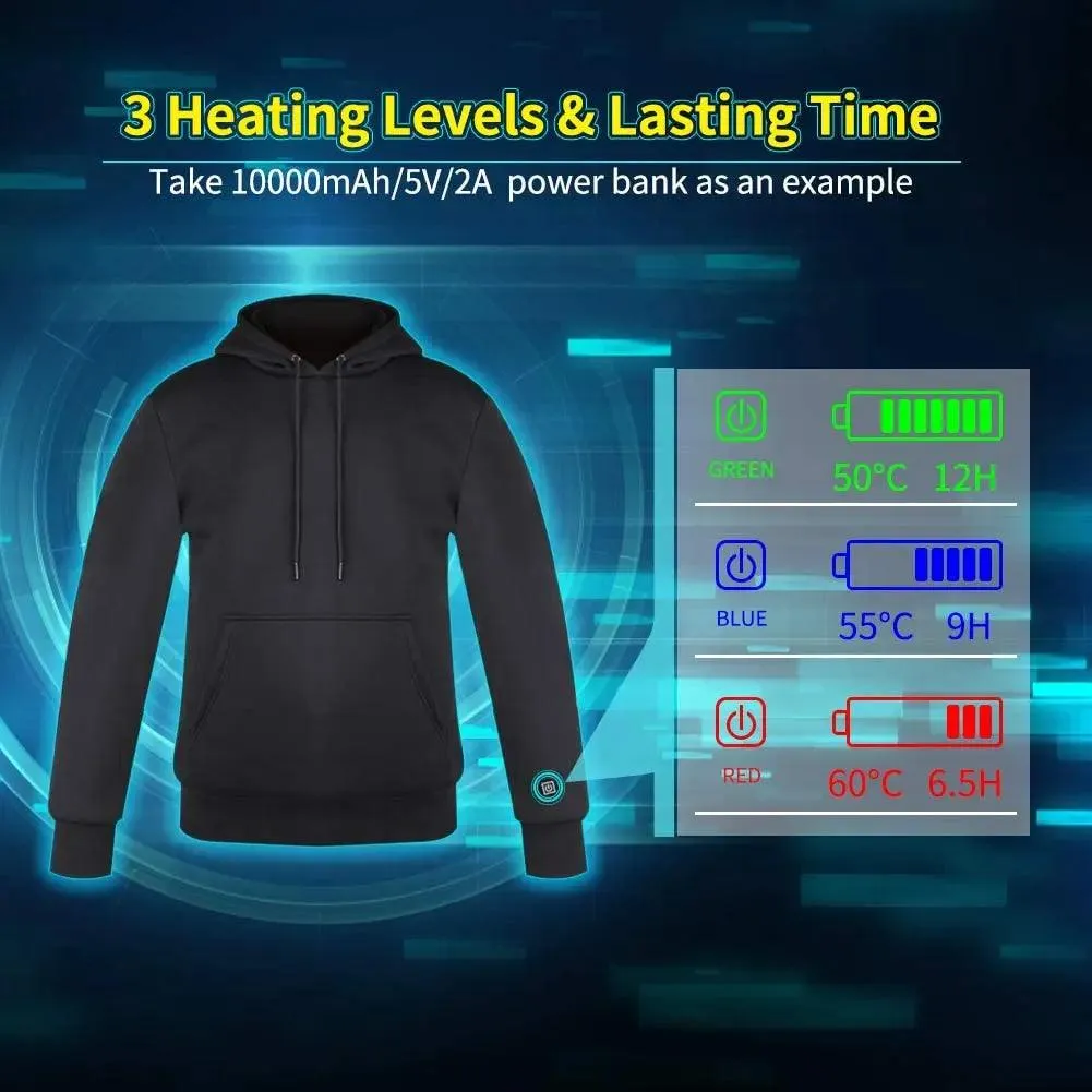 USB Charging Outdoor Electric Heating Winter Warm Sportswear Jacket