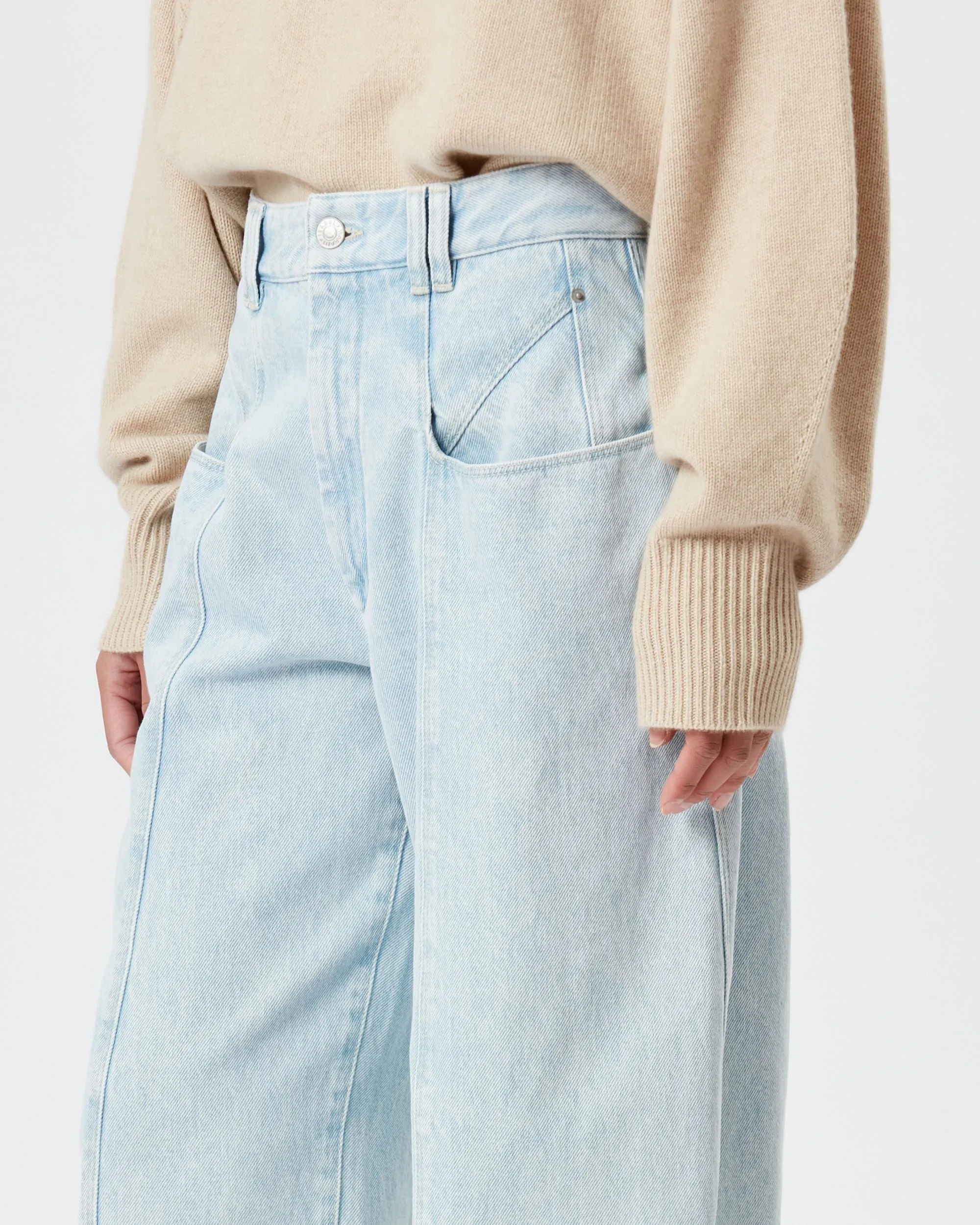 VETAN PANTS IN LIGHT BLUE