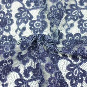 Yanzi Blue Floral Polyester Lace